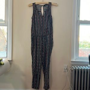 A.n.a lightweight patterned jumpsuit medium, tall.